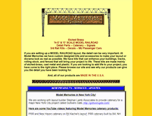 Tablet Screenshot of modelmemories.com